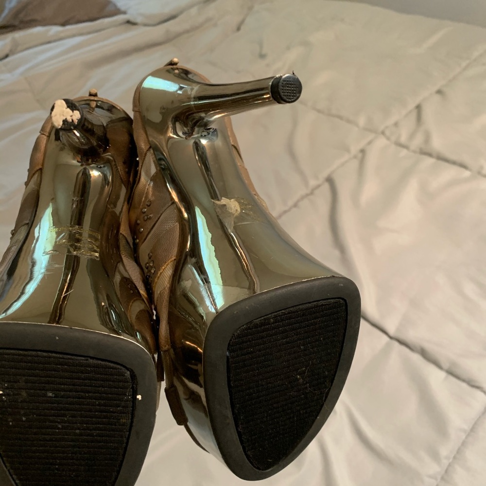 Ladies High Platform Open Toe Shoes - image 3